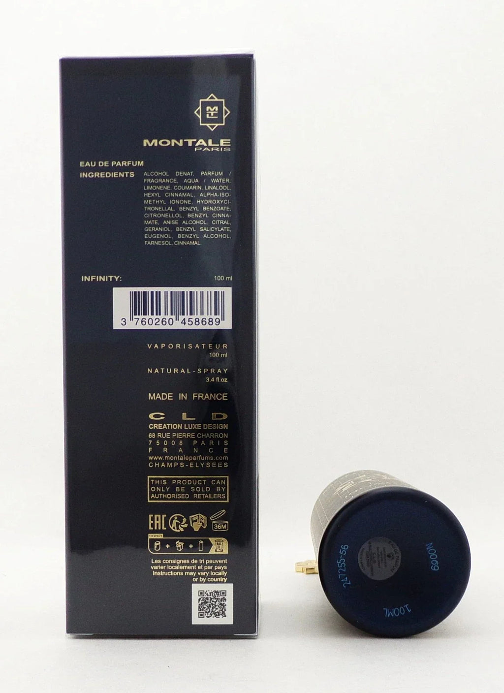 Montale Paris INFINITY 3.4 oz./ 100 ml. Eau De Parfum Spray
