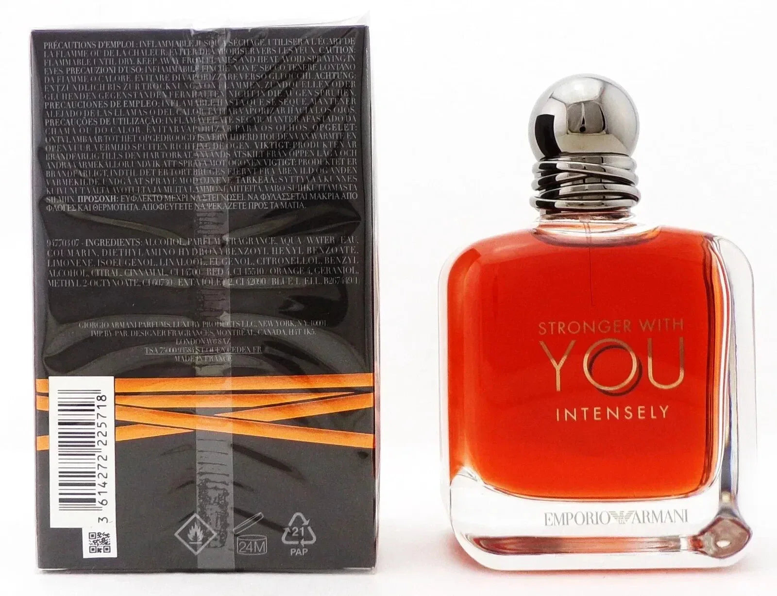 Stronger With You Intensely by Giorgio Armani 3.4oz Eau de Toilette for Men